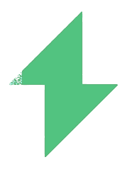 Abstract green blurred shape