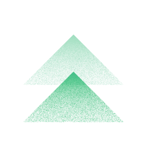 Abstract green blurred shape